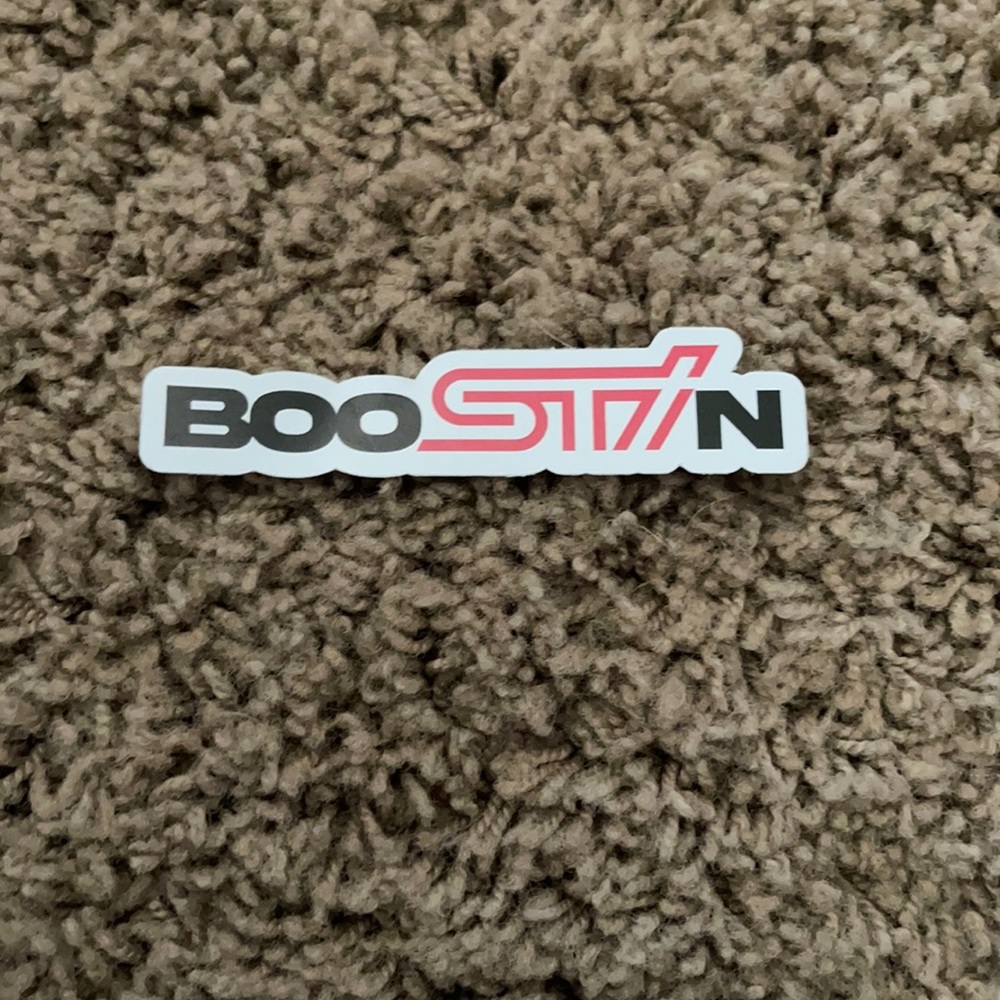 Subaru STI: Boostin’ sticker